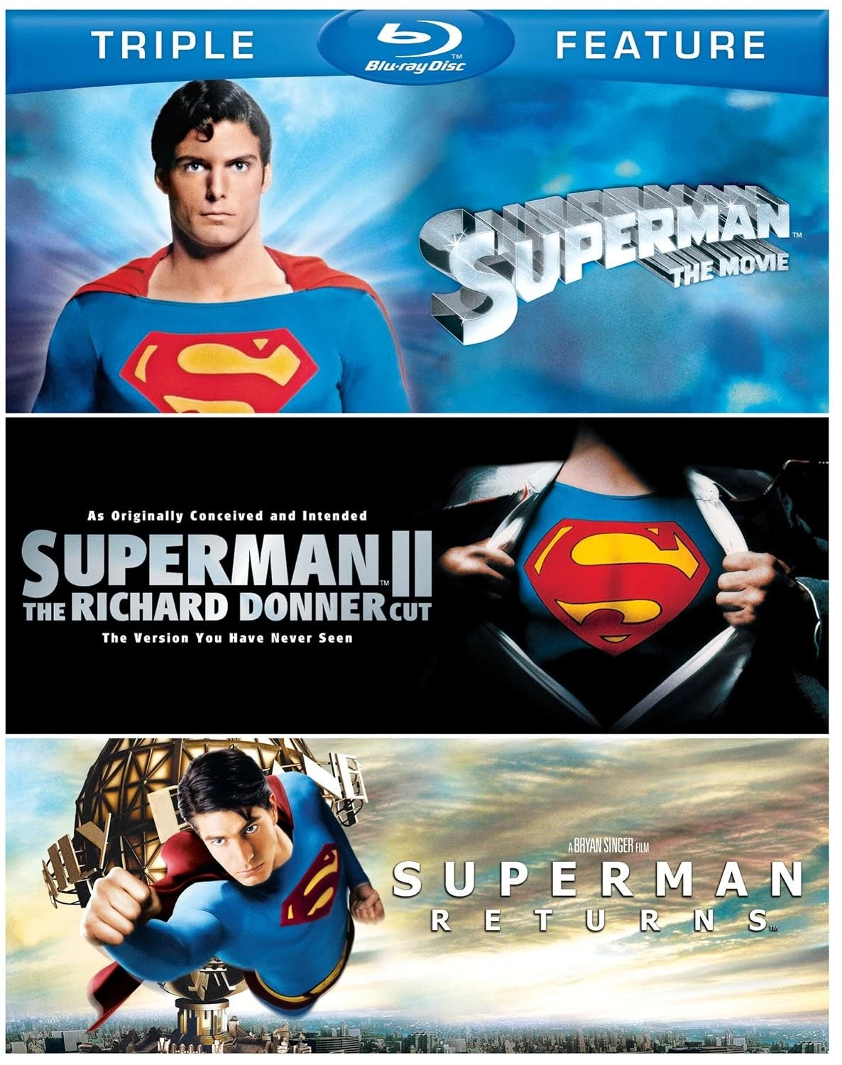 Superman: The Movie / Superman II: The Richard Donner Cut / Superman Returns...