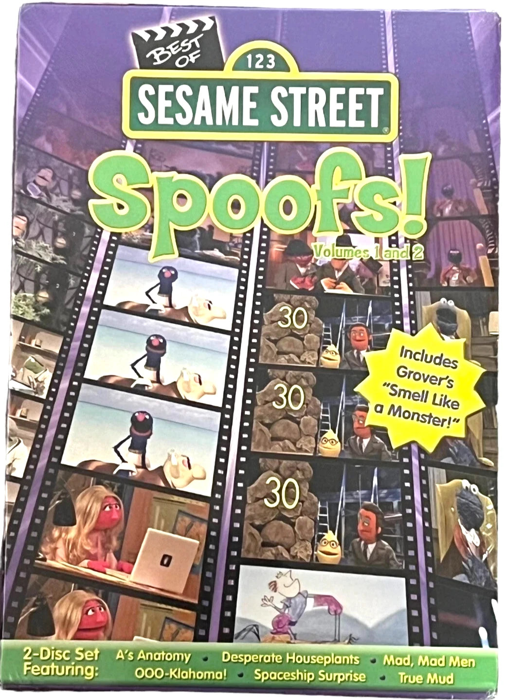 SESAME STREET THE BEST OF SESAME SPOOFS SET Vol 1-2 (DVD) BRAND NEW!!!