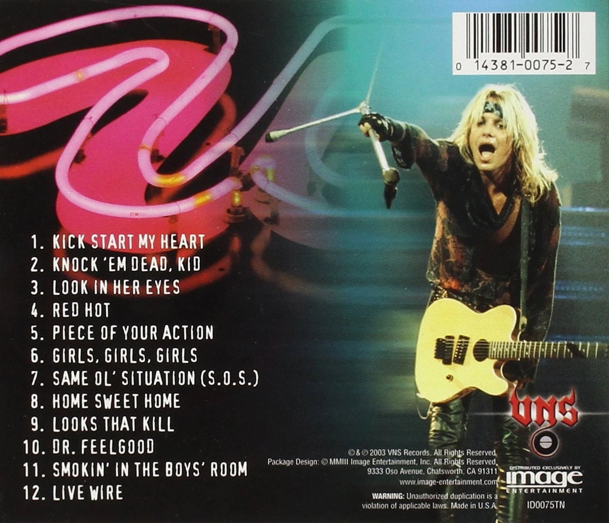 Vince Neil Live At The Whisky One Night Only (CD) BRAND NEW!!! & SEALED!!!