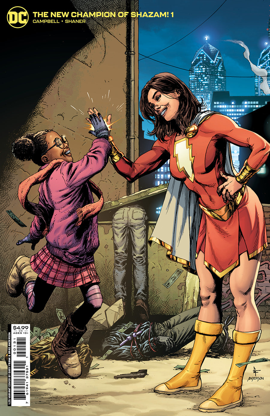New Champion Of SHAZAM #1 Cover C Gary Frank Card Stock 1:25 Incentive Variant Cover