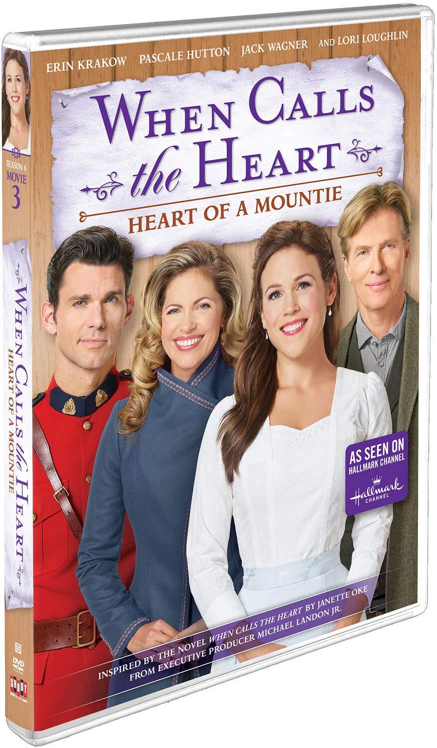 WHEN CALLS THE HEART: HEART OF A MOUNTIE (DVD) BRAND NEW!!! & SEALED!!!