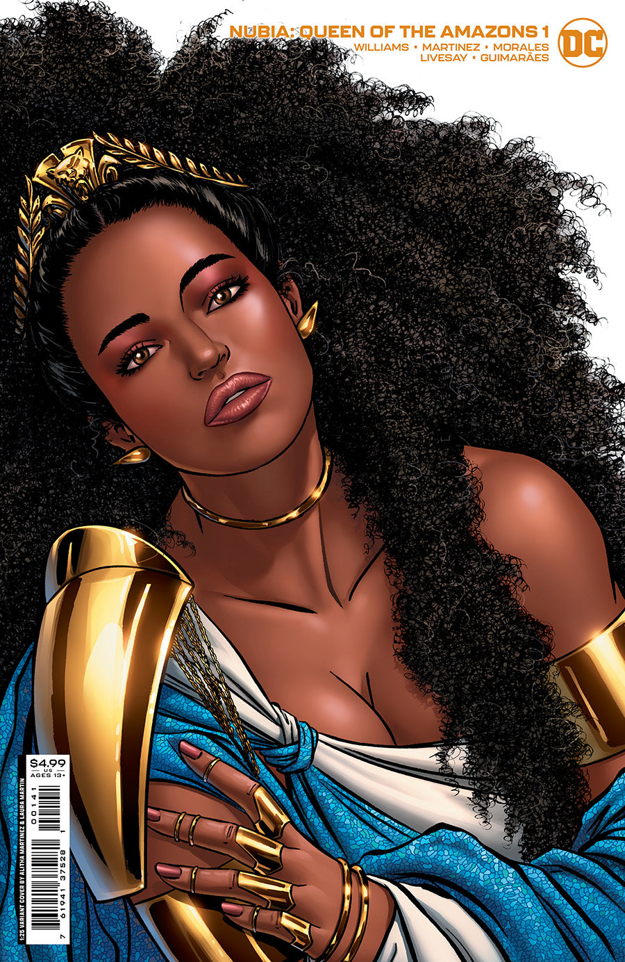 Nubia Queen Of The Amazons #1 Cover D Alitha Martinez Card Stock 1:25 Incentive Variant Cover