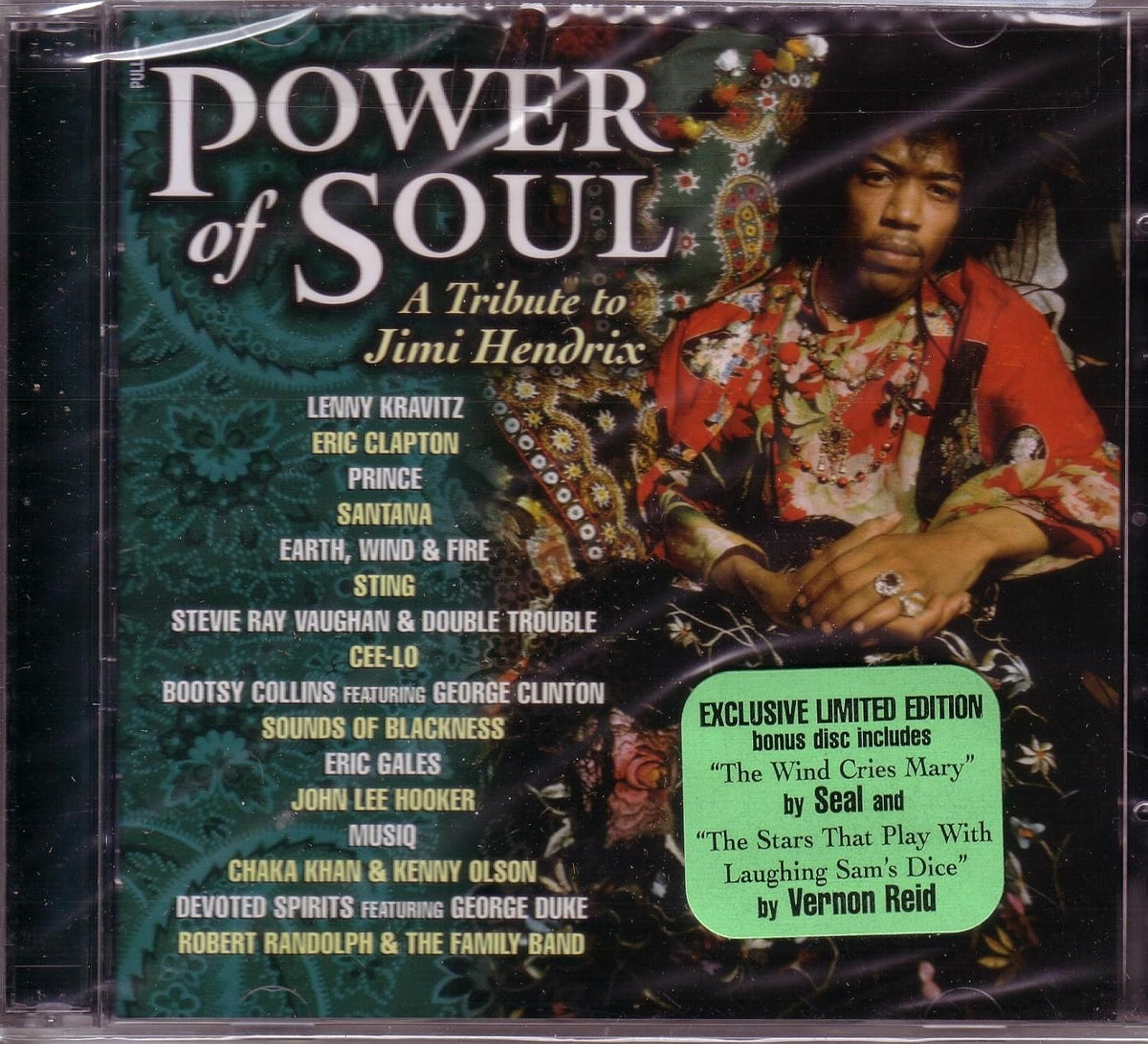 Power of Soul: A Tribute to Jimi Hendrix (Audio CD) Brand New!!