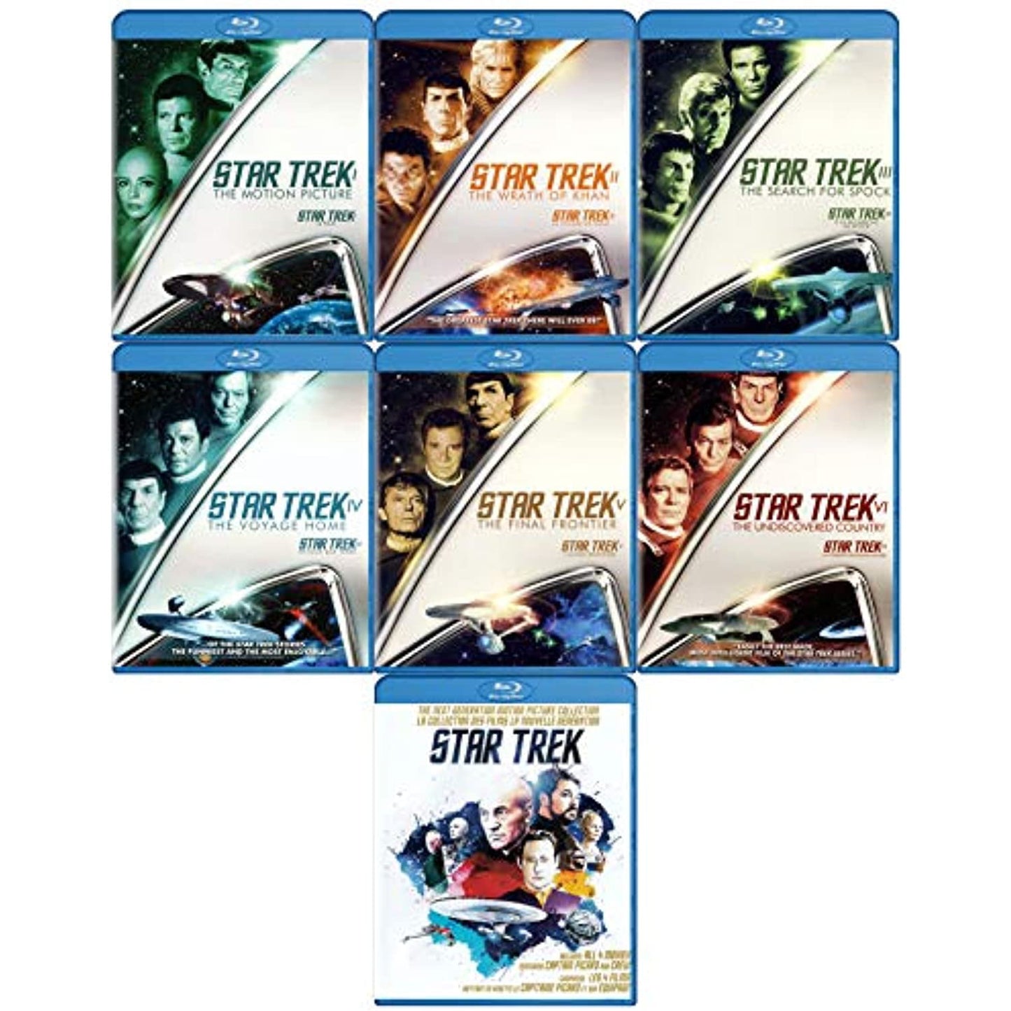 Ultimate Star Trek 10-Movies Blu-ray Collection (Motion Picture/Wrath of Khan/Search for Spock/Voyage Home/Final Frontier/Undiscovered Country/Generations/First Contact/Insurrection/Nemesis)