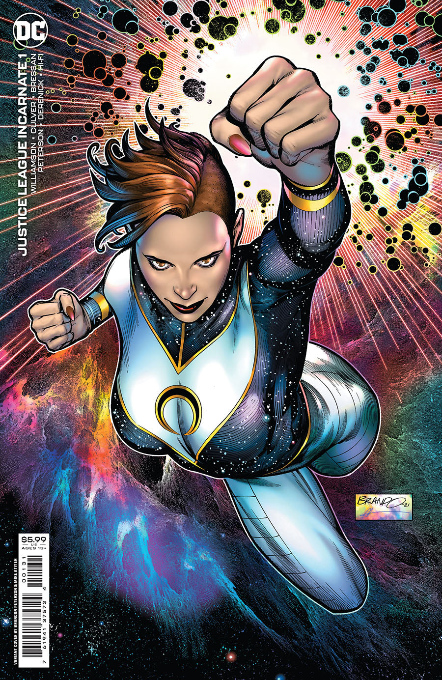 Justice League Incarnate #1 Cover C Brandon Peterson & Mike Atiyeh Card Stock 1:25 Incentive Variant Cover