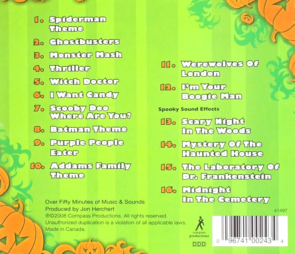 Monster Mash Party Songs (CD) BRAND NEW!!! & SEALED!!!
