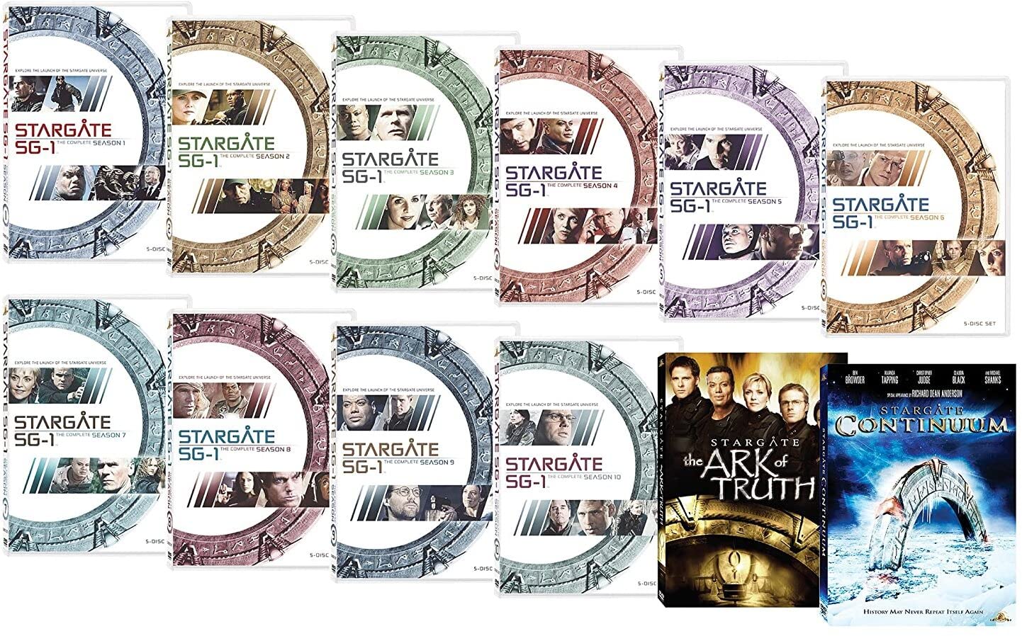 Stargate SG-1: The Complete Series + The Ark of Truth + Continuum (DVD)