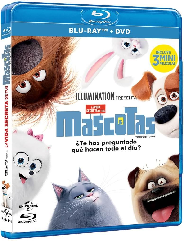 The Secret Life of Pets (Spanish Artwork) Blu-ray + DVD