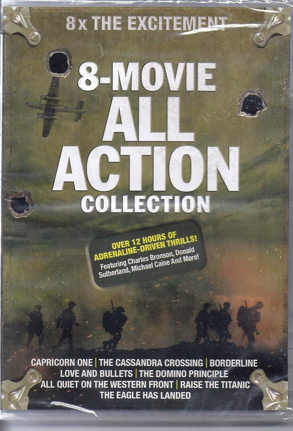 8-MOVIE: All Action Collection (DVD) BRAND NEW!!!