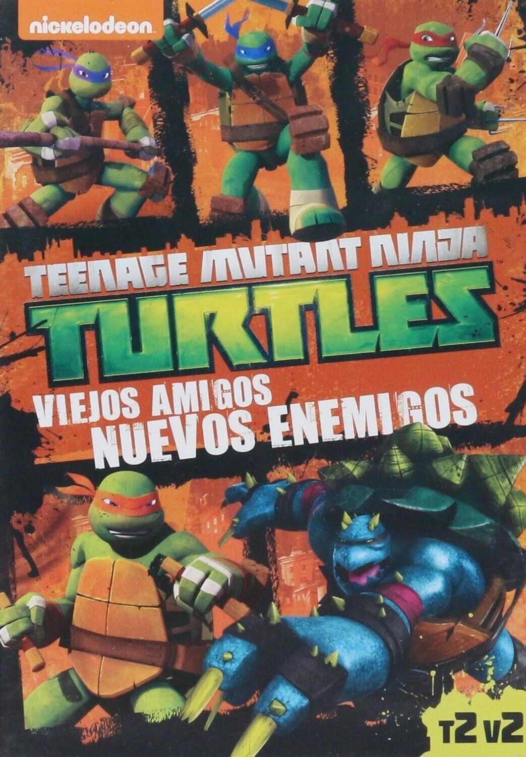TEENAGE MUTANT NINJA TURTLES: SEASON 2 VOLUME 2 SPANISH ARTWORK DVD BRAND NEW!!!