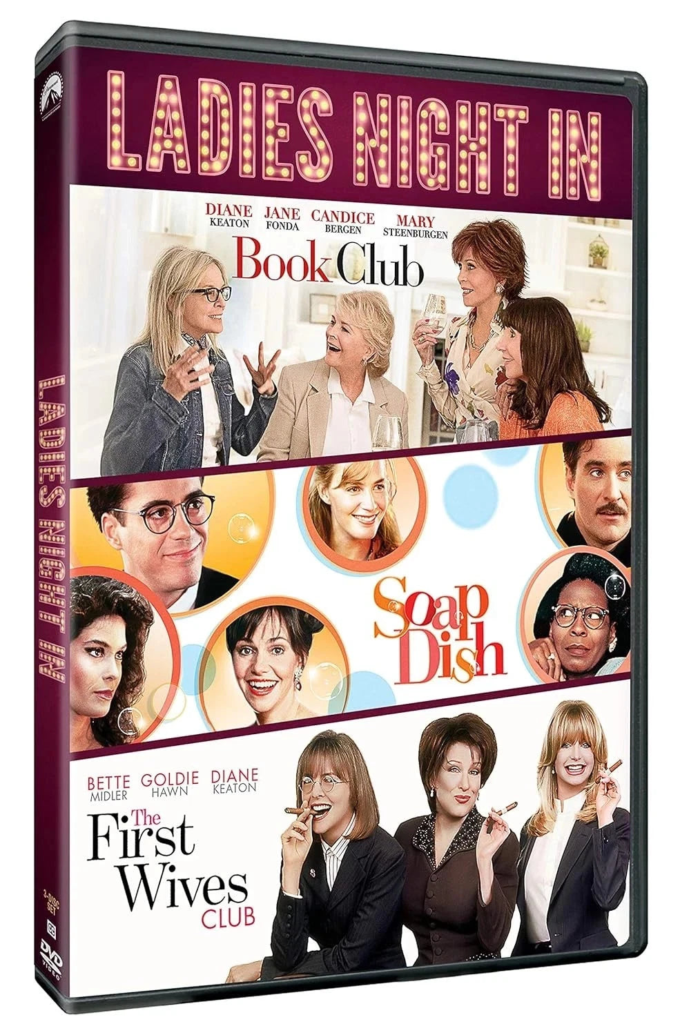 LADIES NIGHT IN: 3-MOVIE (BOOK CLUB / SOAP DISH / THE FIRST WIVES CLUB (DVD)