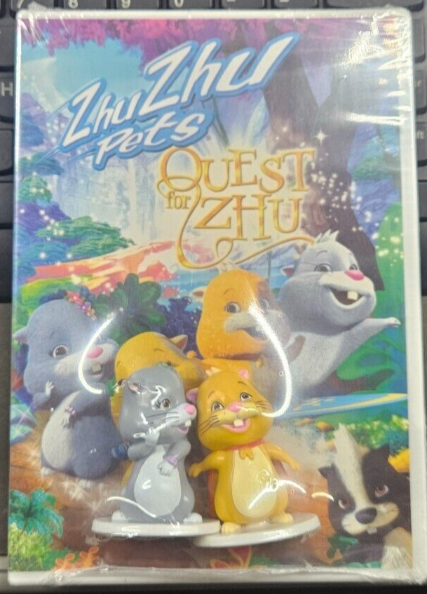 Zhu Zhu Pets: Quest for Zhu (DVD) BRAND NEW!!! COMES WITH 2 TOYS