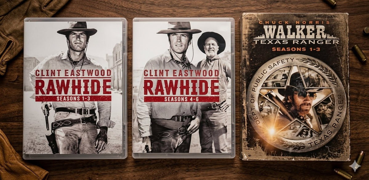 Rawhide (Seasons 1-6 ) , Walker Texas Ranger (Seasons 1-3 )(DVD )
