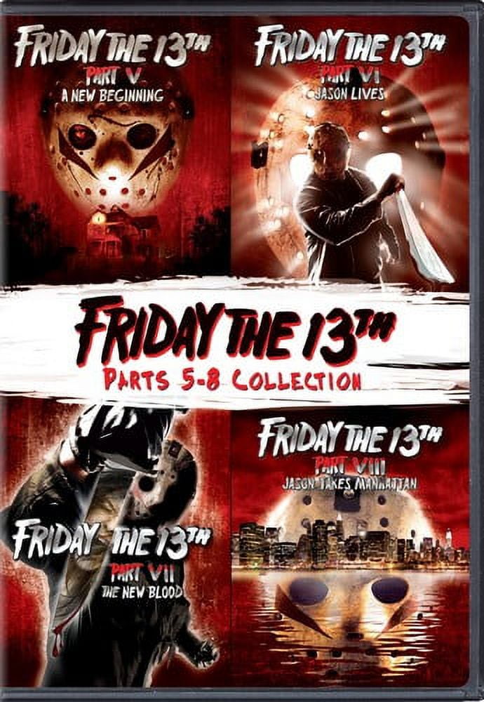 Friday The 13th Deluxe Edition Four Pack (V-VIII) (DVD)