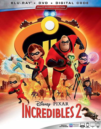 Incredibles 2 (Blu-ray + DVD + Digital Copy)