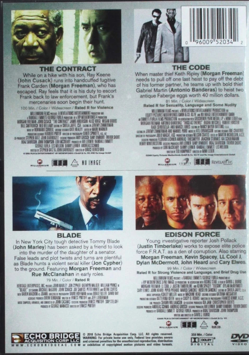 Morgan Freeman 4-Film Collection - (DVD) BRAND NEW!!!