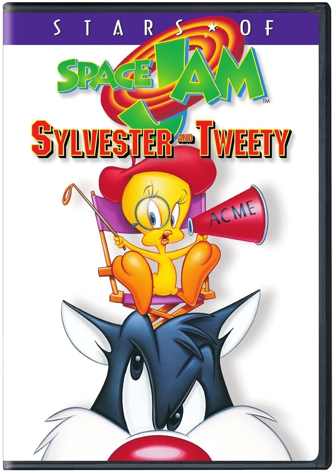 STARS OF SPACE JAM - SYLVESTER AND TWEETY (DVD) BRAND NEW!!!