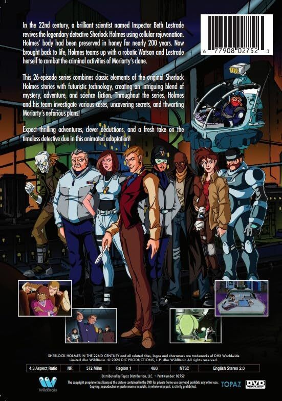 Sherlock Holmes IN THE 22ND CENTURY The Complete Series (25th Anniversary) DVD