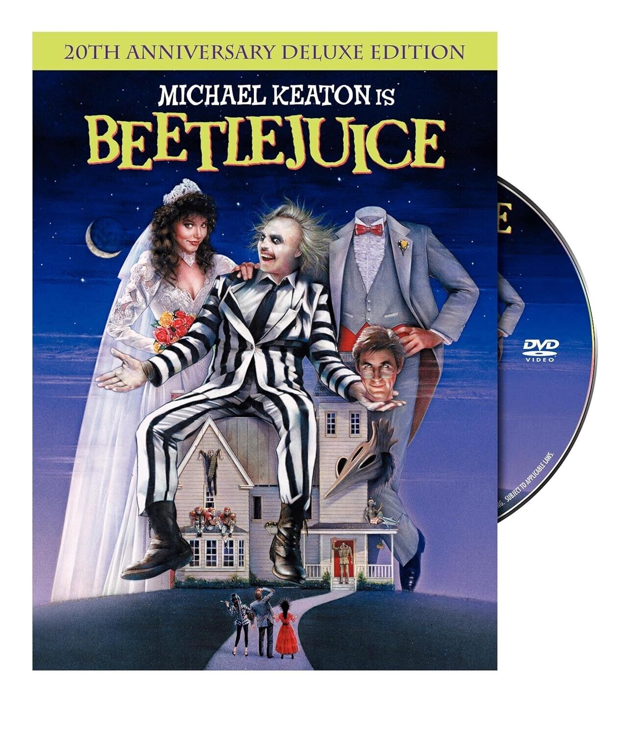 Beetlejuice (20th Anniversary Deluxe Edition) - DVD - Brand New!