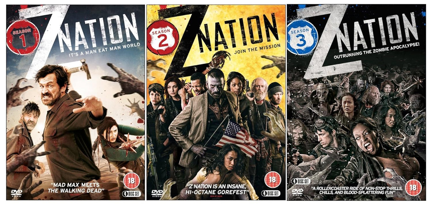 Z NATION: SEASONS 1-3 COLLECTION (DVD) NEW!!!