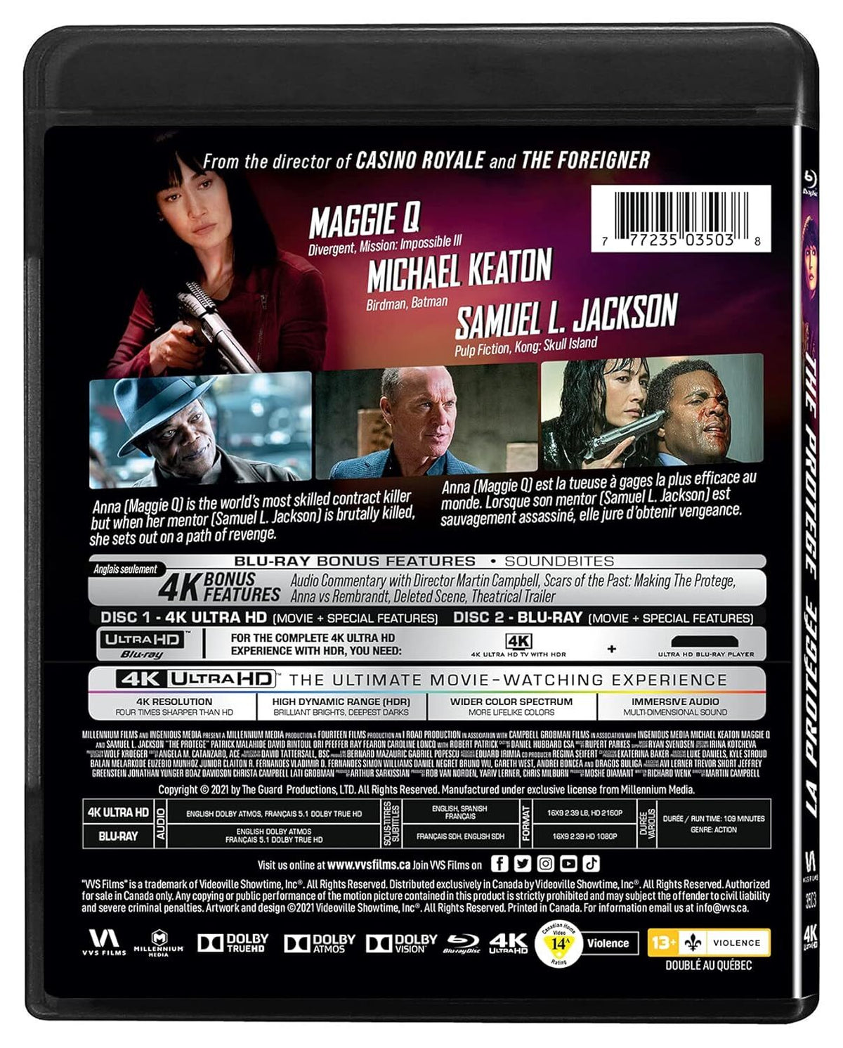 The Protege (4K Ultra HD + Blu-ray) BRAND NEW!!! & SEALED!!!