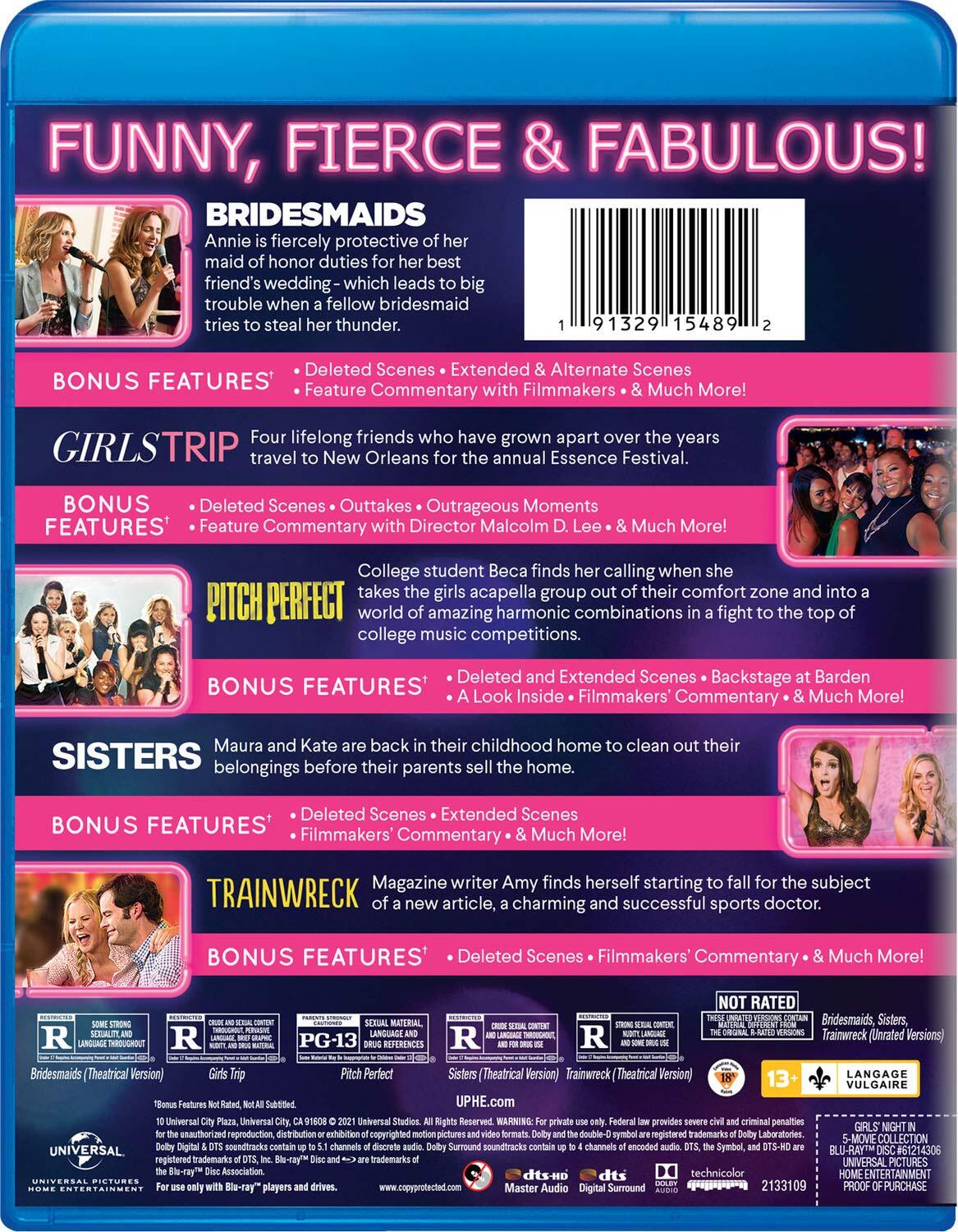 Girls' Night In: 5-Movie Collection (Blu-ray) BRAND NEW!!! & SEALED!!!