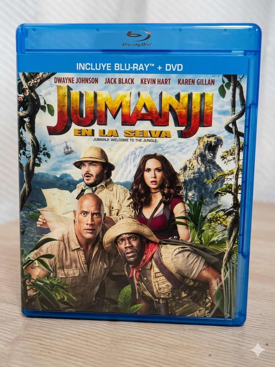 Jumanji: Welcome to the Jungle ) (Spanish ,English) Blu-ray + DVD