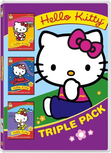 Hello Kitty Triple Pack (Goes to the movies, Saves the day, Plays pretend) (DVD