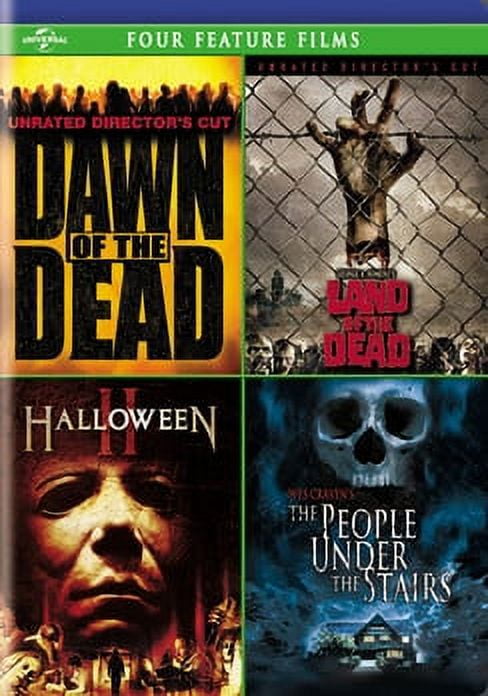 Dawn of the Dead / Land of the Dead / Halloween II / The People Under the Stairs (DVD)