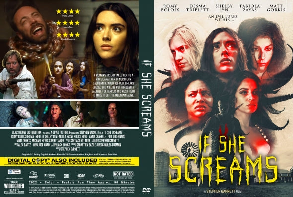 If She Screams (DVD,2021) Brand New!!