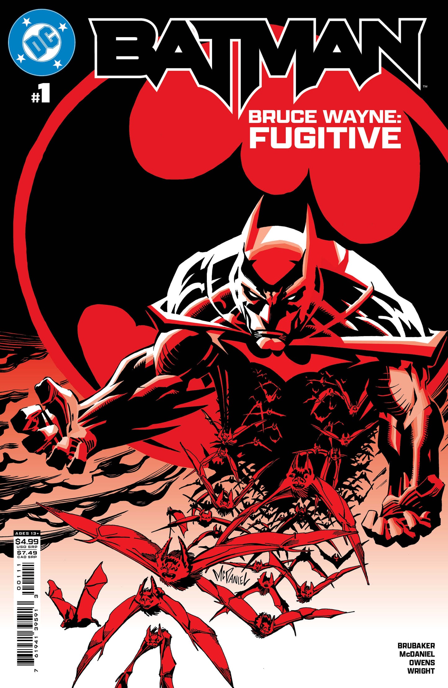 Bruce Wayne - Fugitive #1 (2025 Edition)