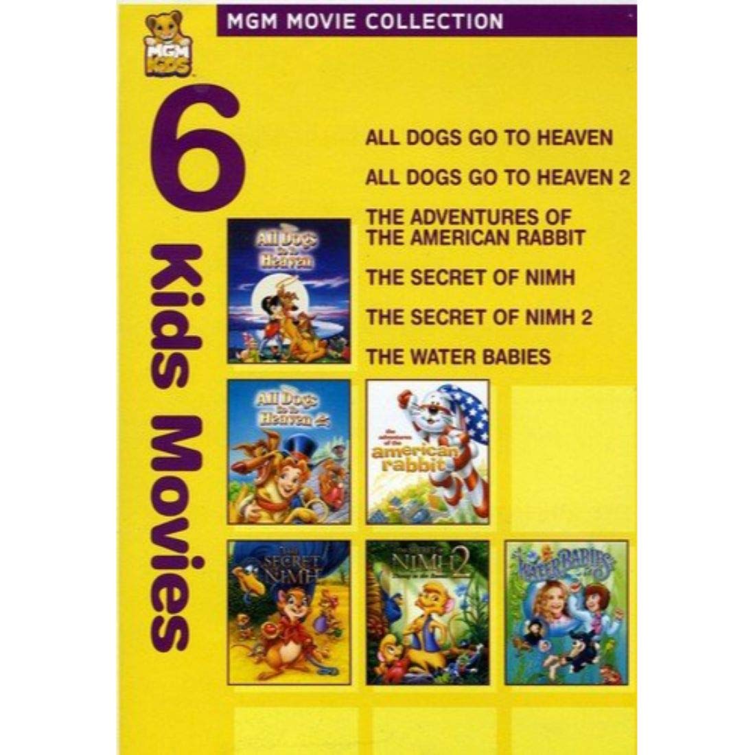 MGM Movie Collection - Six Kids Movies (DVD) Brand New!!