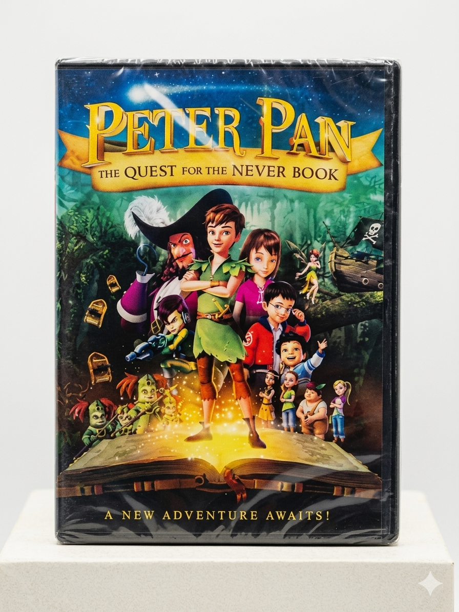 Peter Pan: The Quest for the Never Book ( DVD ) Brand New!!