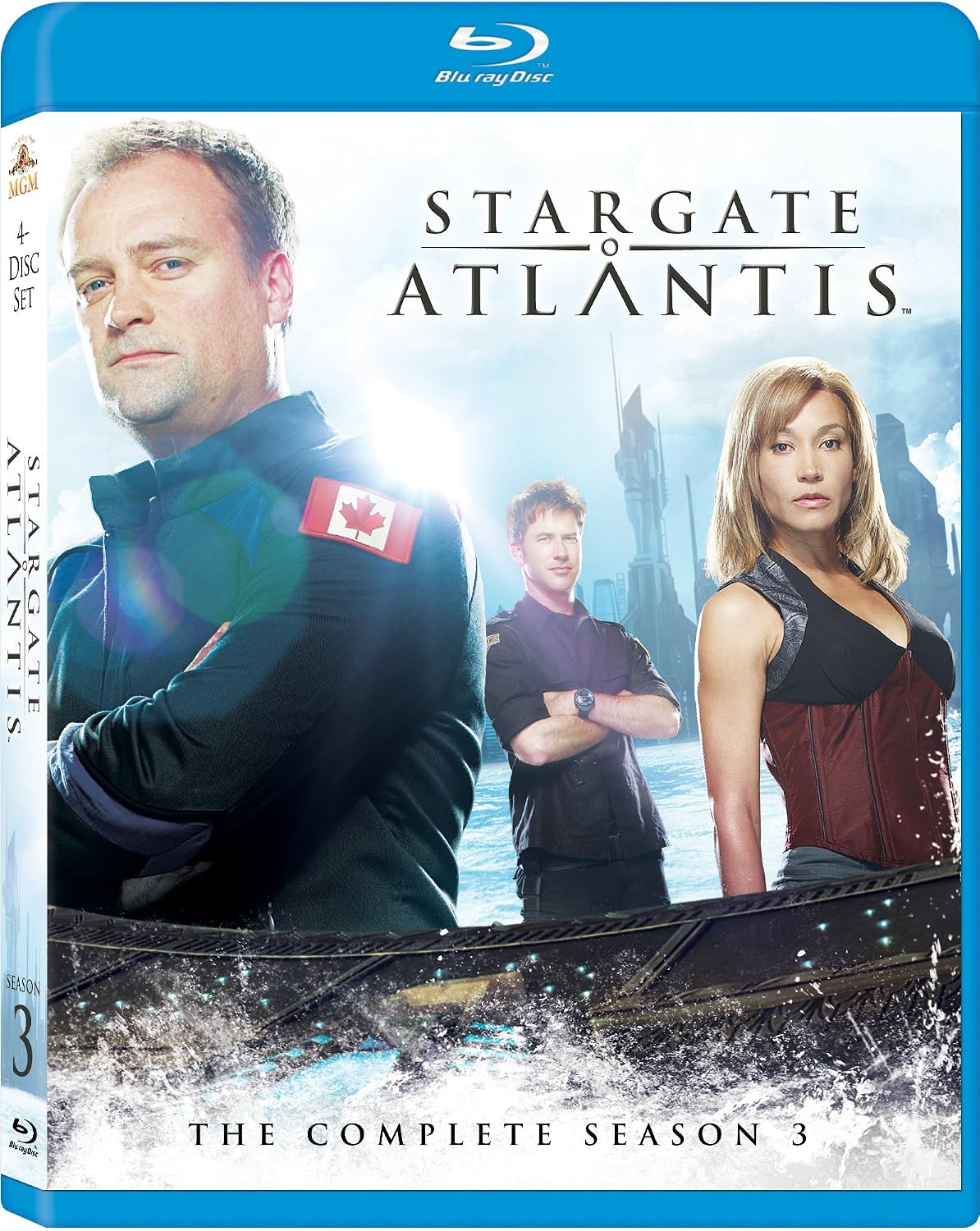 Stargate Atlantis: The Complete Season 3 (Blu-ray , 4 Discs ) New