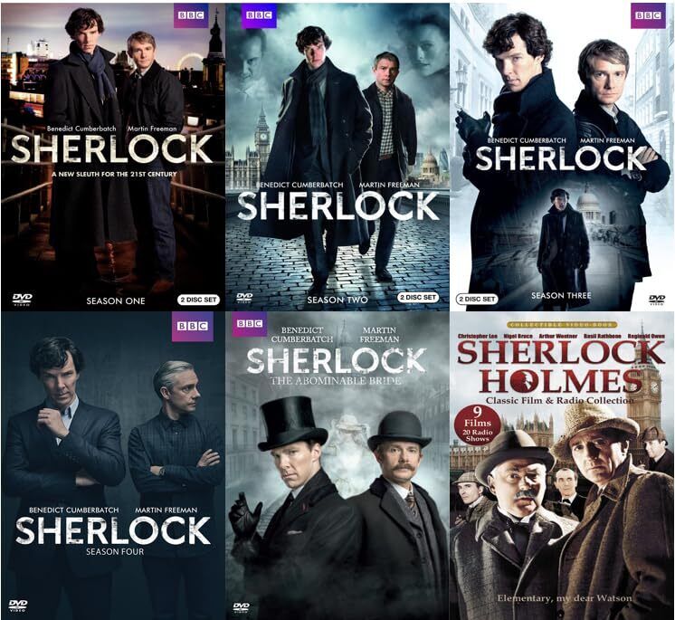 BBC Sherlock: The Complete Series/Abominable Bride/Classic Film & Radio SET DVD