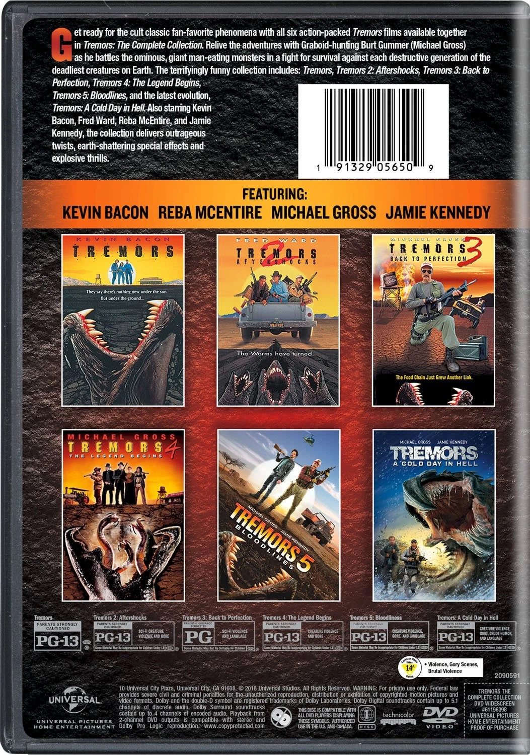 Tremors Complete Collection: (DVD) BRAND NEW!!! & SEALED!!!