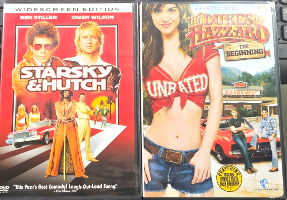 The Dukes of Hazzard THE BEGINNING/ Unrated & Starsky & Hutch (DVD) SET