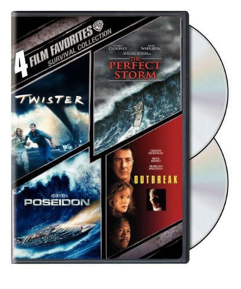 4 Film Favorites: Survival Collection (Twister / Poseidon / The Perfect Storm / Outbreak) (DVD)