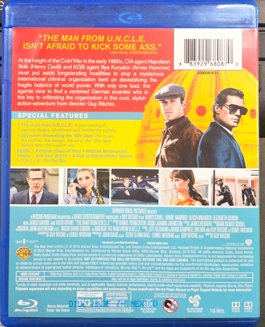 THE MAN FROM U.N.C.L.E. (BLU-RAY+DVD) BRAND NEW!!! & SEALED!!!