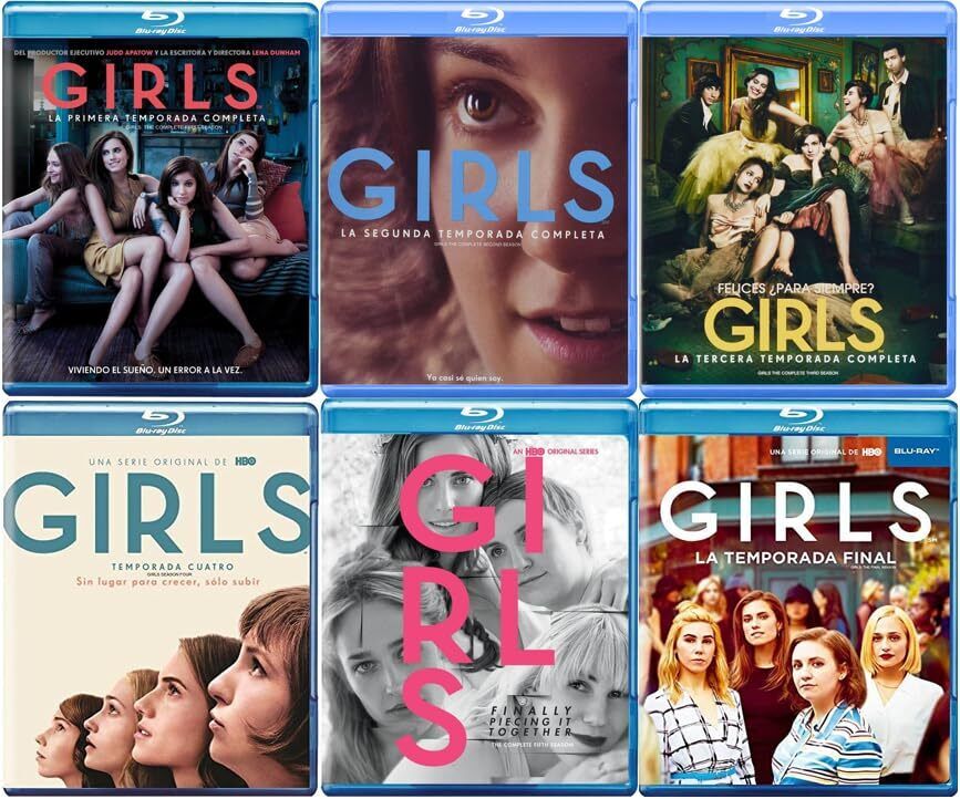 Girls: The Complete Series HBO Blu-ray Collection SPANISH ARTWORK REGION 1/A NEW