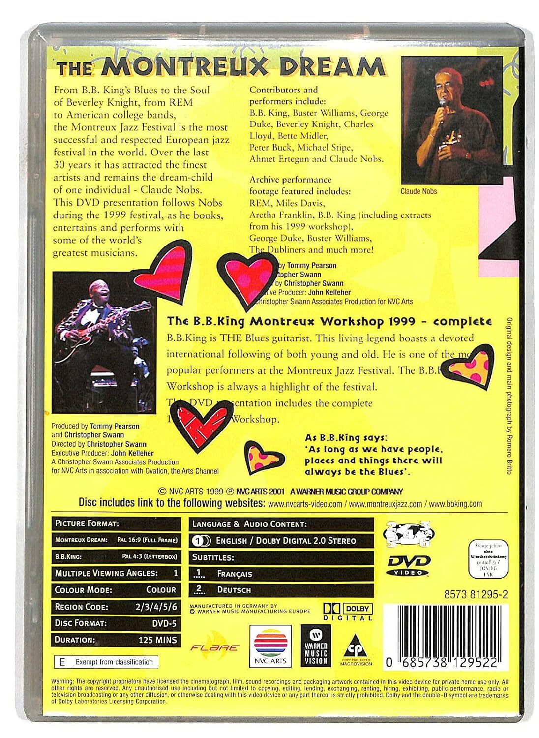 THE MONTREUX DREAM (DVD) BRAND NEW!!!