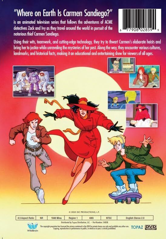 Where on Earth is Carmen Sandiego?: The Complete Series (DVD) BRAND NEW!!