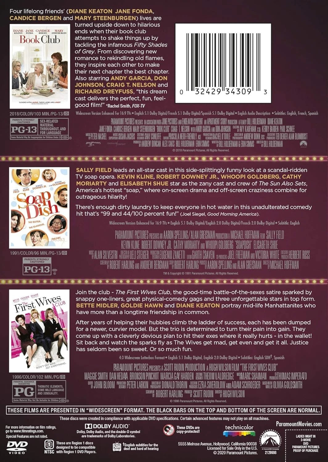 Ladies Night In 3-Movie Collection (DVD) BRAND NEW!!! & SEALED!!!