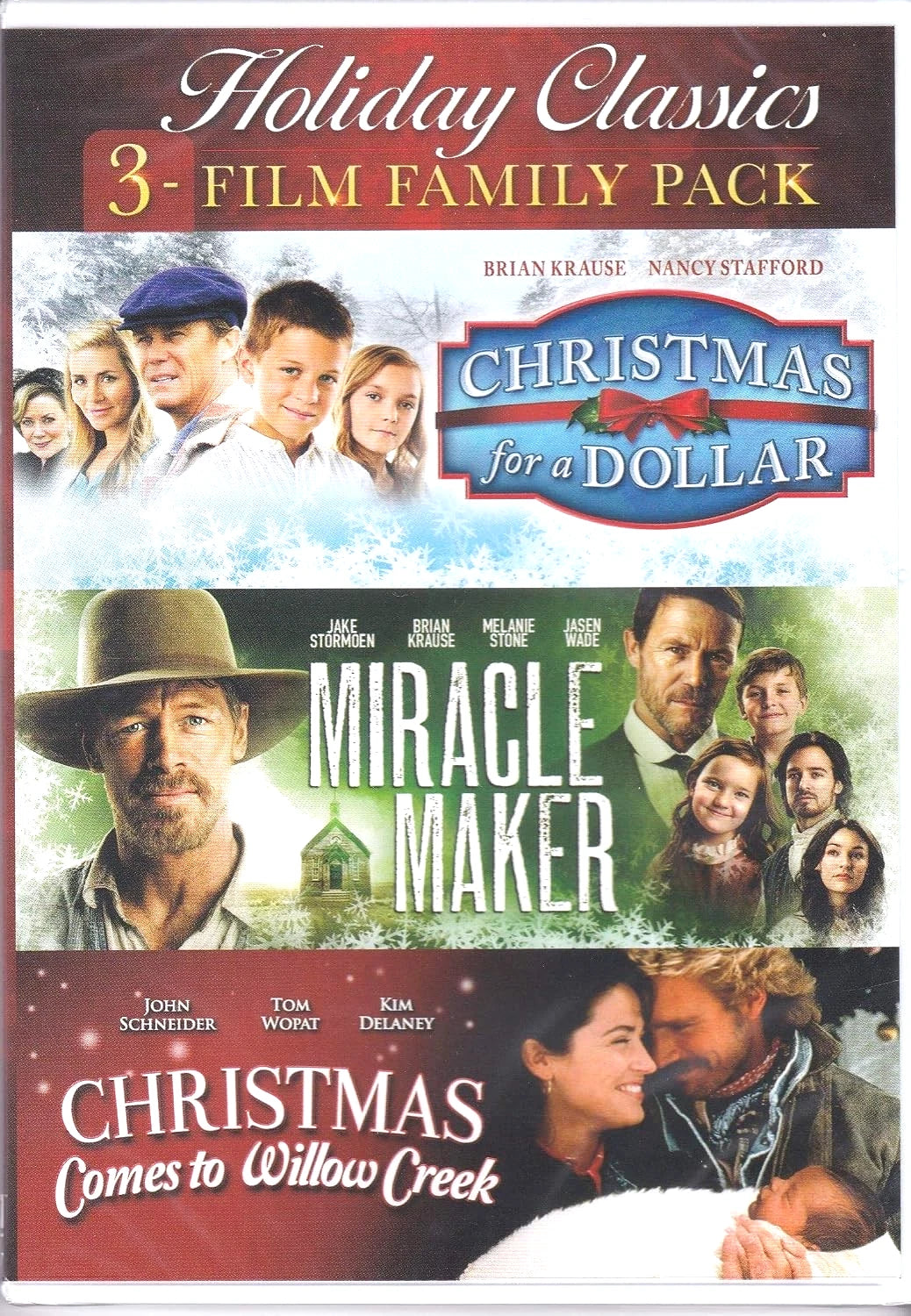 Holiday Classics 3-Film Pack: Christmas for a Dollar, Miracle Maker & Willow