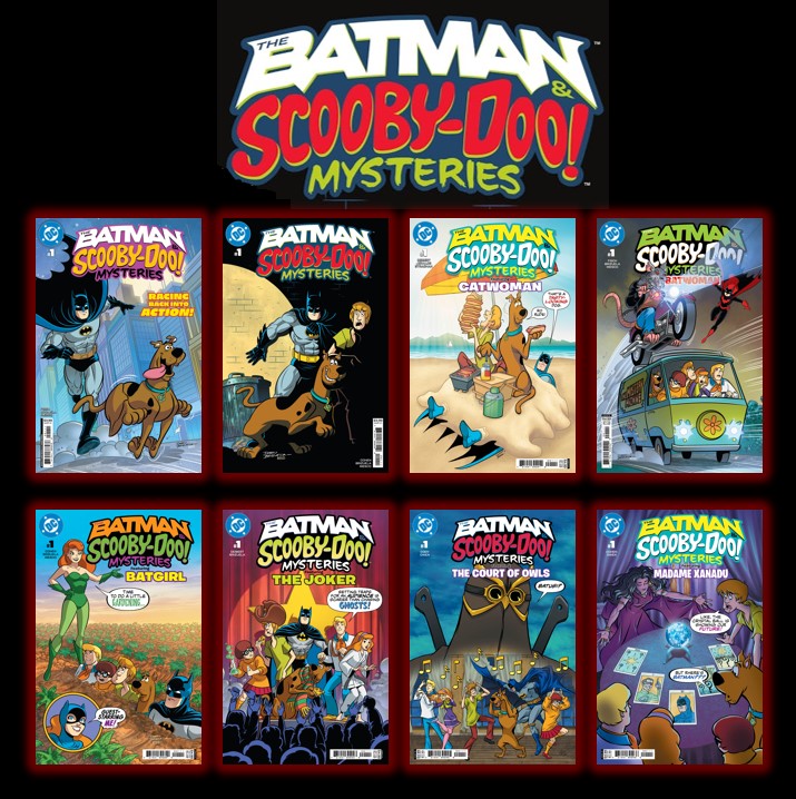 DC Comics "The Batman & Scooby-Doo Mysteries" 8-Comic Book Bundle - All #1 Issues