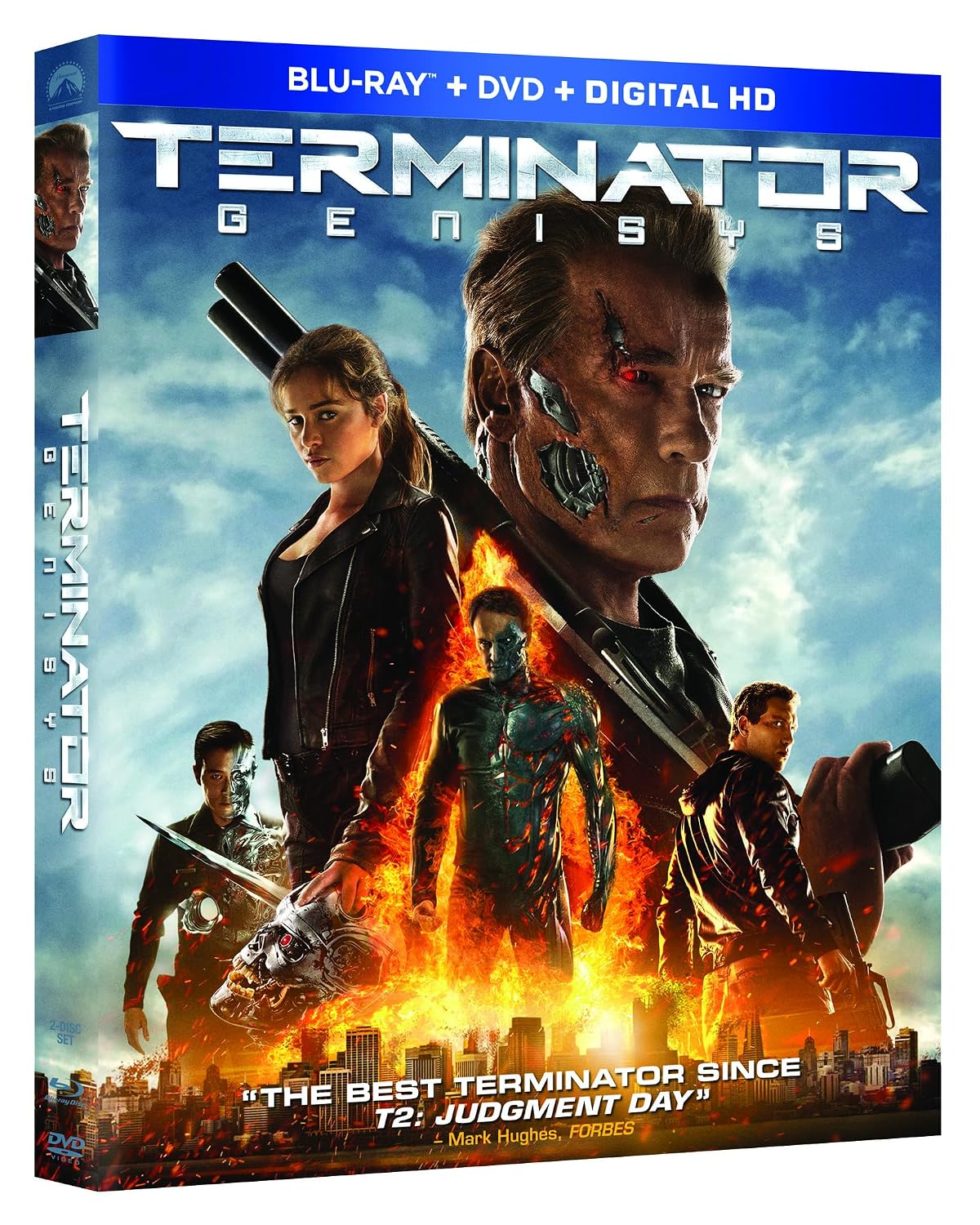 Terminator Genisys (Blu-ray + DVD + Digital HD) Brand New!!