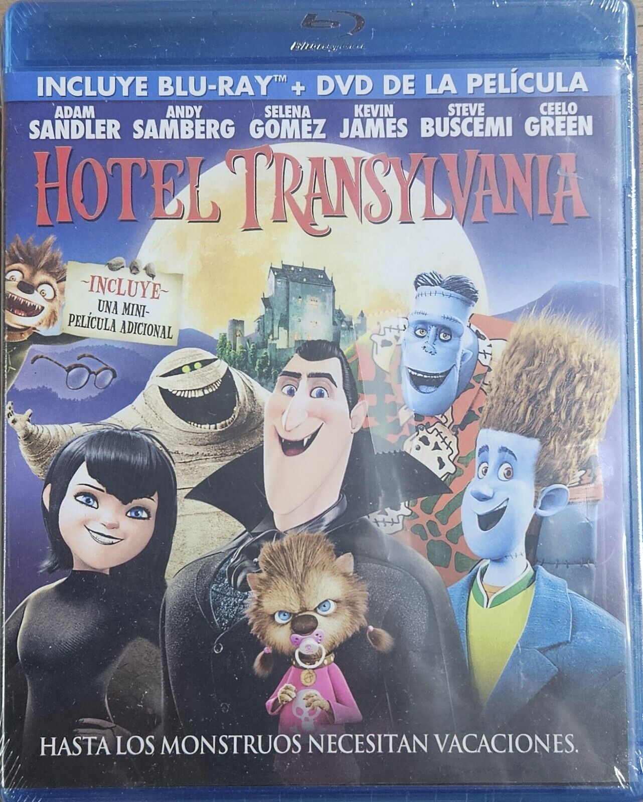 Hotel Transylvania (Blu-ray / DVD SPANISH ARTWORK REGION 1/A BRAND NEW