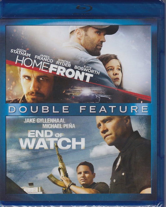 HOMEFRONT/END OF WATCH DOUBLE FEATURE (BLU-RAY) BRAND NEW!!!