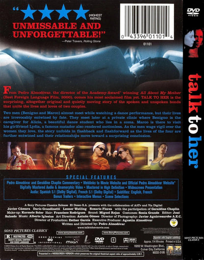 TALK TO HER - Almodovar (DVD) BRAND NEW!!! & SEALED!!!
