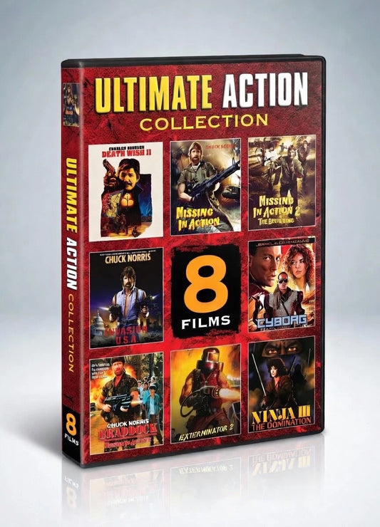 Chuck Norris Ultimate Action 8 Movie Collection DVD